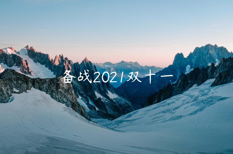 備戰(zhàn)2021雙十一